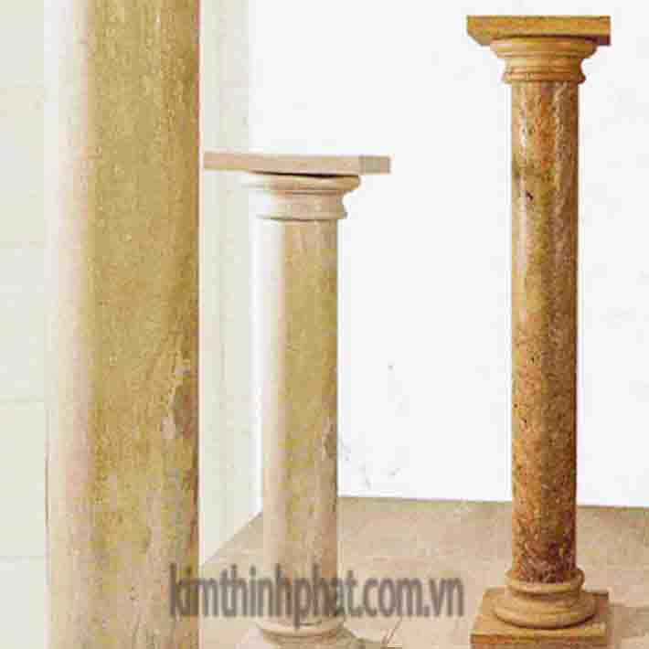 Mẫu cột tròn đá marble