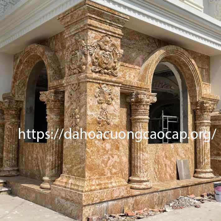 Mặt tiền đá marble