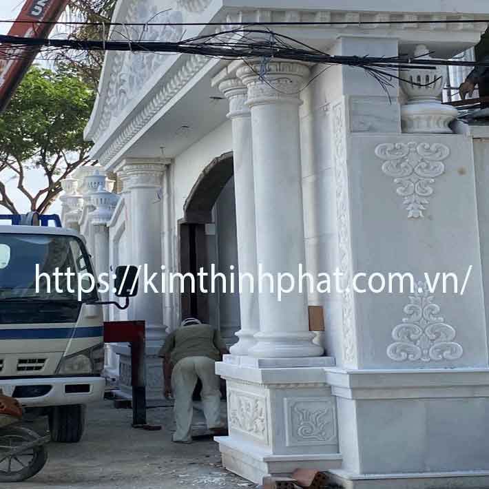 Mặt tiền đá marble